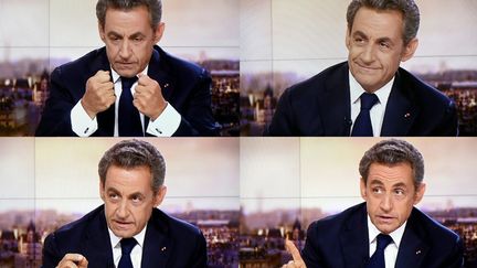 &nbsp; (Nicolas Sarkozy dimanche soir sur France 2 © MAXPPP)