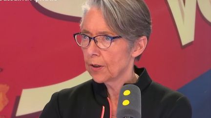 Elisabeth Borne, ministre des Transports, invitée le 6 avril de franceinfo. (RADIO FRANCE / FRANCE INFO)