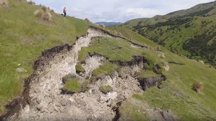 Un drone filme les "cicatrices" de la Nouvelle-Zélande après le séisme