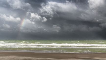 Clouds above Berck beach (Pas-de-Calais).  (BOUILLAND STEPHANE / HEMIS.FR / AFP)