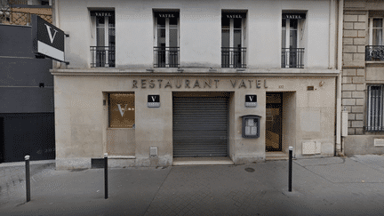 Le restaurant de l'école hôtelière Vatel, à Paris, en février 2023. (GOOGLE STREET VIEW)