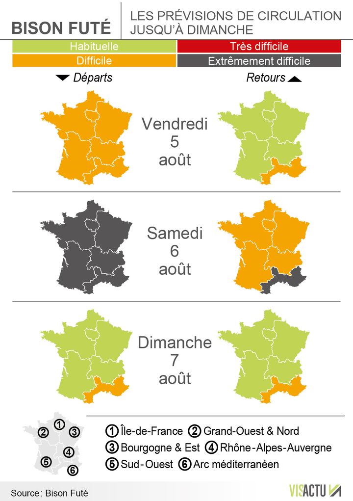 &nbsp; (Un samedi classé noir sur les routes de France © Visactu)