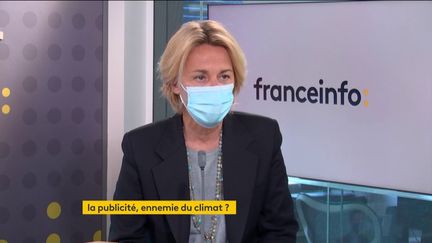 Bertille Toledano, présidente de l’agence BETC,&nbsp;était l'invitée éco de franceinfo lundi 29 mars 2021.&nbsp; (FRANCEINFO / RADIOFRANCE)