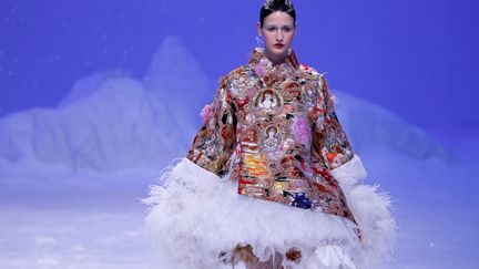 Défilé Guo Pei couture printemps-été 2020, le 22 janvier 2020 à Paris (FRANCOIS GUILLOT / AFP)