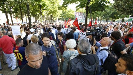 &nbsp; (Une  manifestation en soutien à Gaza autorisée à Paris mercredi © Maxppp)