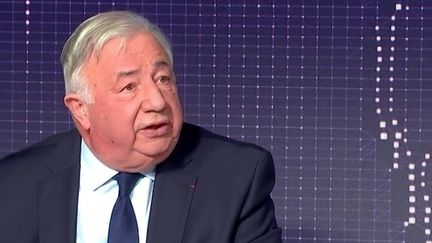 Gérard Larcher, le président du Sénat, invité du 8h30 franceinfo, lundi 6 décembre 2021. (FRANCEINFO)