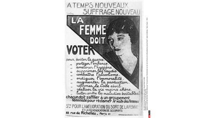 &nbsp; (Affiche de la "Société pour l'amélioration du sort des femmes" en 1925. Les Norvégiennes ont alors déjà le droit de vote depuis 12 ans © Sipa)