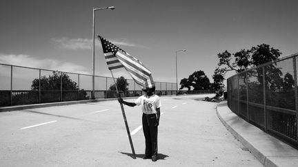 Un sans-abri &agrave; Fresno, (Californie,&nbsp;Etats-Unis), en 2011. (PAOLO PELLEGRIN / MAGNUM PHOTOS / POSTCARDS FROM AMERICA)