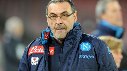 L'entraîneur de Naples, Maurizio Sarri (FRANCO ROMANO / NURPHOTO)