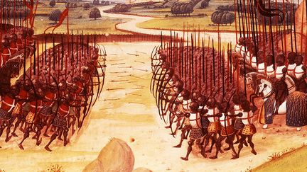 La bataille d'Azincourt, qui se déroula le 25 octobre 1415, est la preuve d'un retard et d'une désorganisation rares pour les Français...
 
 
 
 (The Art Archive / Bibliothèque Nationale Paris)