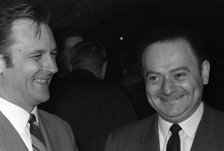 René Goscinny (à droite) et Albert Uderzo
 (DALMAS/SIPA)