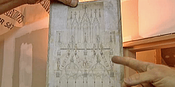 Dessin de la cathédrale de Strasbourg
 (Culturebox/France3)