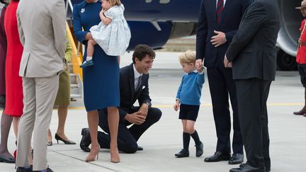 Le prince George ignore Justin Trudeau