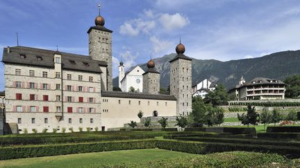 Le palais Stockalper, à Brigue dans les Alpes suisses. (PHILIPPE CLÉMENT / MAXPPP)