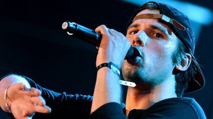 Orelsan sur scène en 2013
 (PIERRE ANDRIEU / AFP )