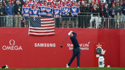 Justin Rose, golfeur britannique et champion olympique, à la Ryder Cup 2016 à Chaska (Minnesota, États-Unis) (SAM GREENWOOD / GETTY IMAGES NORTH AMERICA)