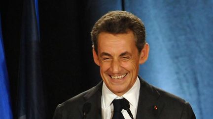 &nbsp; (Nicolas Sarkozy - ici à Rouen fin novembre - s'est sans doute amusé de ce coup de théâtre politique © ROBERT BEAUFILS/SIPA)