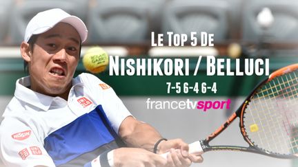 Nishikori s'est imposé en trois sets dans son 2e tour.