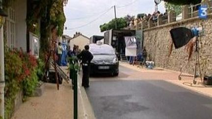 François Berléand en tournage pour &quot;Le Père de ma fille&quot;
 (Culturebox)