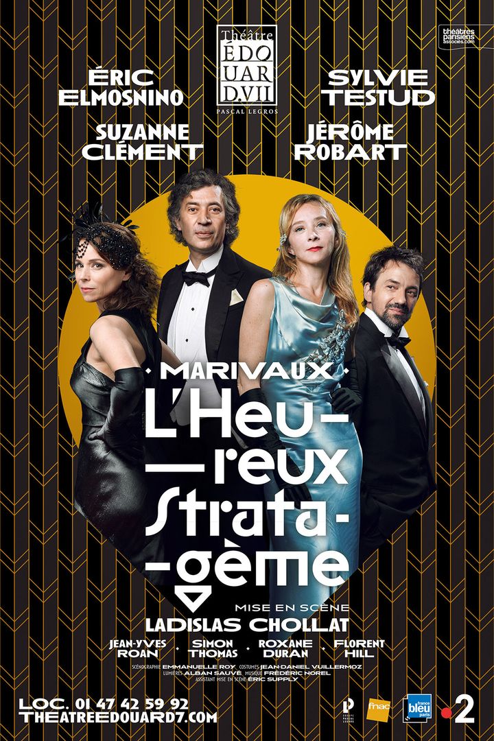 Affiche de "L'Heureux stratagème" (Théâtre Edouard VII)