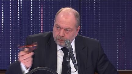 Éric Dupond-Moretti, ministre de la Justice, sur franceinfo le 5 février 2021. (FRANCEINFO / RADIOFRANCE)