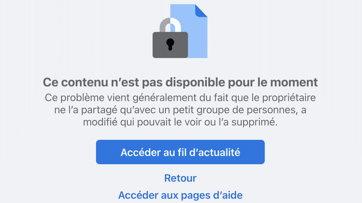 La visibilité du groupe Facebook des chefs de bord en colère a été restreinte, a constaté franceinfo le 23 décembre 2022. (CAPTURE D'ECRAN FACEBOOK)