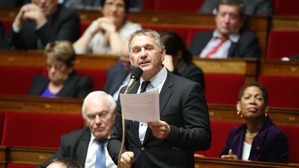 Le député LREM Patrick Vignal à l'Assemblée nationale, à Paris, le 31 janvier 2017. (MAXPPP)