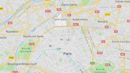 La garde à vue a été levée pour les six policiers soupçonnés de violences policières à Saint-Ouen en août dernier. (Capture d'écran Google Maps)