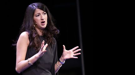 La journaliste et sociologue franco-marocaine Zineb El Rhazoui
 (VIDAR RUUD / NTB SCANPIX / AFP)