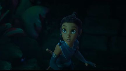 Capture d'écran de la bande annonce de "Raya et le dernier dragon".&nbsp; (2020 Disney. All Rights Reserved.)