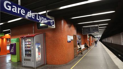 &nbsp; (Les quais du RER A à la station gare de Lyon à Paris ©maxppp)