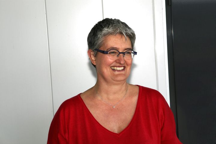 Catherine Hélaine, pdg de la marque de maroquinerie Arche (Benjamin Savignac)