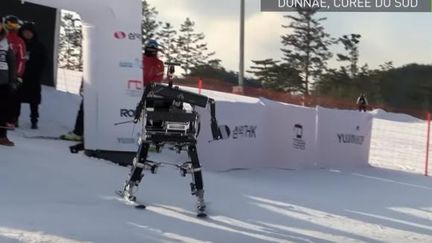 Un robot skieur en Corée du Sud (France 2)