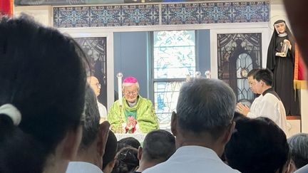 Âgé de 96 ans, l'évêque Melchior Shi Hongzhen était considéré comme "clandestin", ayant refusé de rejoindre l'Eglise officielle. (CLEO LENOIR)