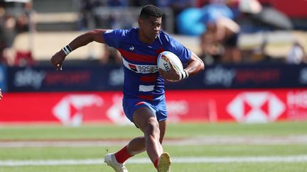 Rémi Siega a grandement participé aux victoires des Bleus face à la Jamaïque et au Chili en inscrivant plusieurs essais.&nbsp; (MICHAEL BRADLEY / AFP)