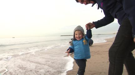 Une quinzaine&nbsp;d'enfants ukrainiens ont pu profiter d'une journée pleine d'activités à la plage de Palavas-les-Flots. (France 3 Montpellier)