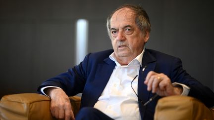 Le président de la Fédération française de football (FFF), Noël Le Graët, en mars 2021.&nbsp; (FRANCK FIFE / AFP)