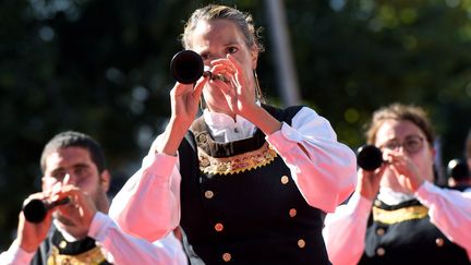 La grande Parade interceltique de Lorient 2018
 (SEBASTIEN SALOM GOMIS / AFP)