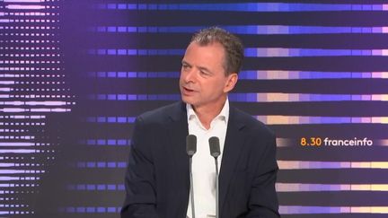 Rémi Salomon, président de la Conférence des Commissions médicales hospitalières, le 18 septembre 2024 sur franceinfo. (FRANCEINFO / RADIO FRANCE)