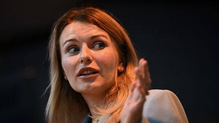 La députée ukrainienne Lesia Vasylenko, le 2 octobre 2022. (PAUL ELLIS / AFP)