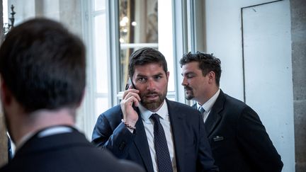 Le député LR Vincent Jeanbrun, à l'Assemblée nationale, le 18 juillet 2024. (ARTHUR N. ORCHARD / HANS LUCAS / AFP)