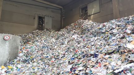 Des bouteilles en plastique dans une déchetterie à Clermont-Ferrand (Puy-de Dôme). Photo d'illustration. (EMMANUEL MOREAU / FRANCE-BLEU PAYS D’AUVERGNE / RADIO FRANCE)