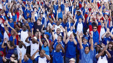 Foule de supporters français. (MICHAEL BLANN / STONE SUB / GETTY IMAGES)