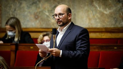 Ludovic Mendes, député de la majorité, à l'Assemblée nationale, le 6 juin 2020. (THOMAS PADILLA / MAXPPP)