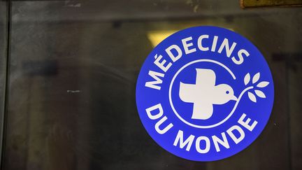 Le logo Médecins du monde, novembre 2021. (JEAN-LUC FLEMAL / MAXPPP)