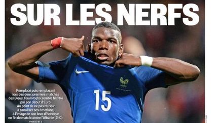 La une de "L'Equipe", le 17 juin 2016. (L'EQUIPE)