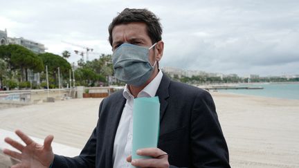 Le maire de Cannes David Lisnard, le 29 mai 2020. (VALERY HACHE / AFP)