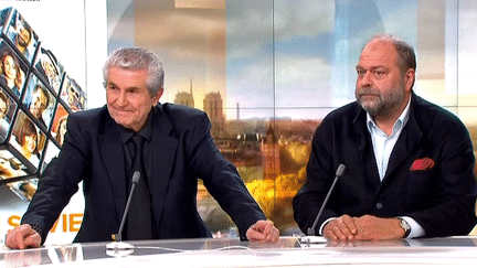 Claude Lelouch et Eric Dupond Moretti invités sur le plateau de France 2 pour "Chacun sa vie"
 (France 2 / Culturebox)