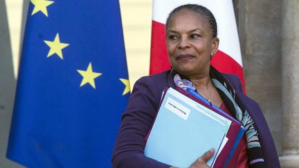 &nbsp; (Le départ de Christiane Taubira trouve des échos dans des dizaines de chansons célèbres... © Maxppp)