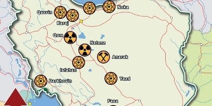 Répartition des installations nucléaires sur le territoire iranien. (AFP)